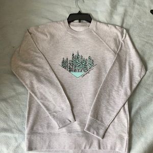 Gray Serengetee Graphic Sweatshirt
